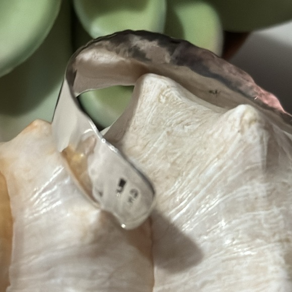 Gorgeous Handmade Sterling Silver Cuff Style Bracelet-Made in Italy-EUC - Picture 11 of 16